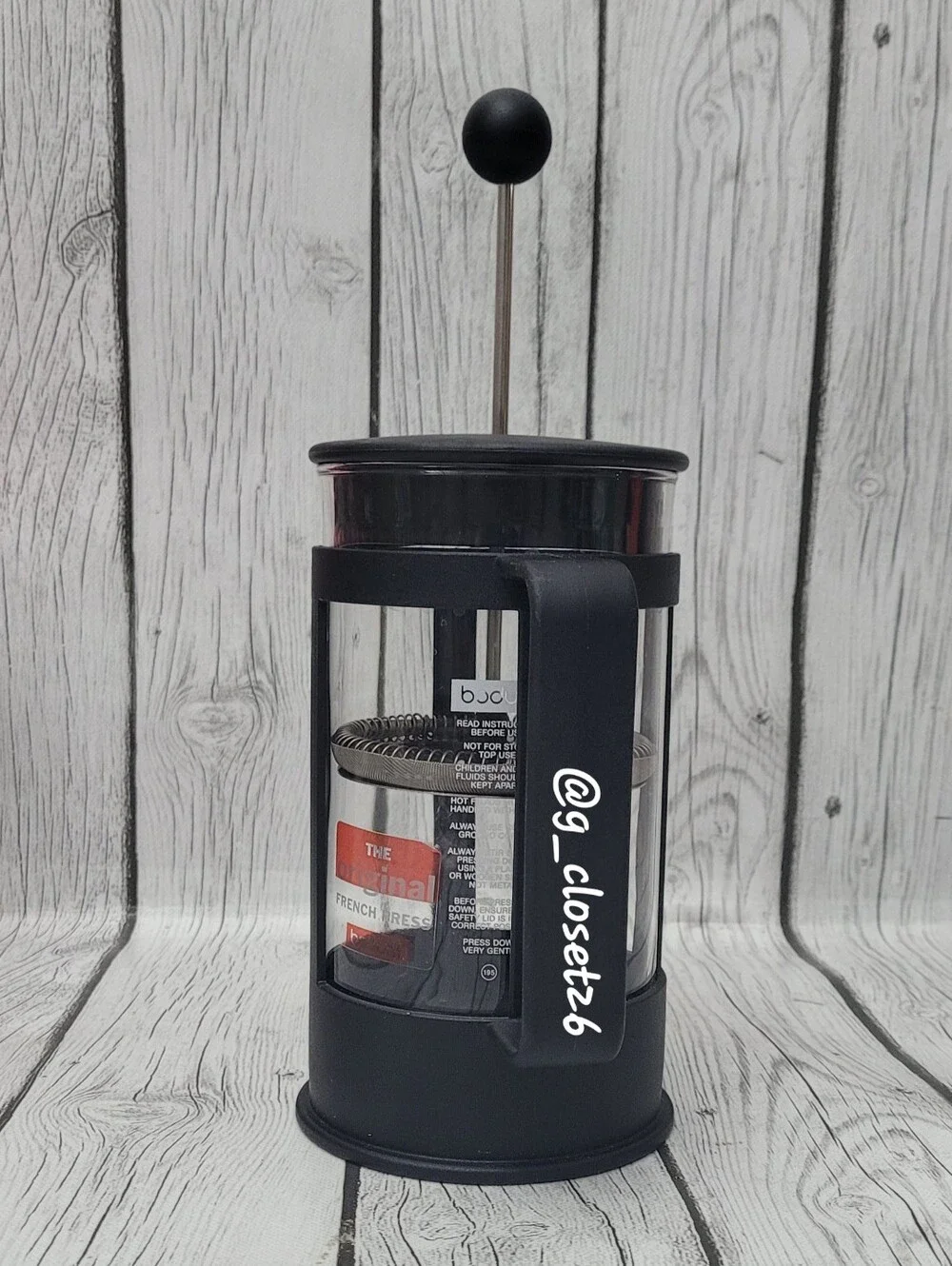 Bodum Black French Press Coffee Maker